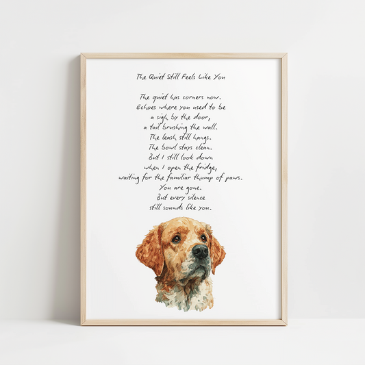 Custom Pet Tribute Poem (+ Illustration)